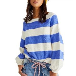 NWOT Free People Found My Friend Striped Sweater Size XS